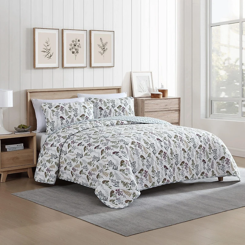 Eddie Bauer Flower Field Cotton Quilt Set