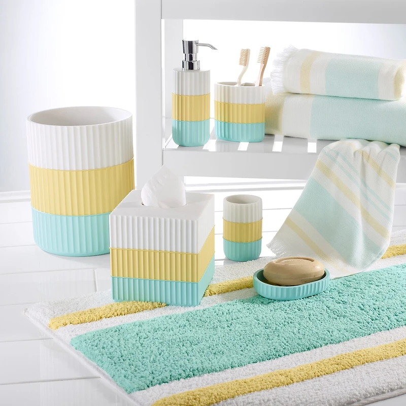 IZOD Clubhouse Stripe Soap Dispenser
