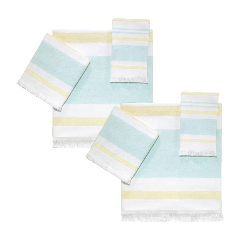 IZOD Clubhouse Stripe 2-pc. Quick Dry Striped Bath Towel