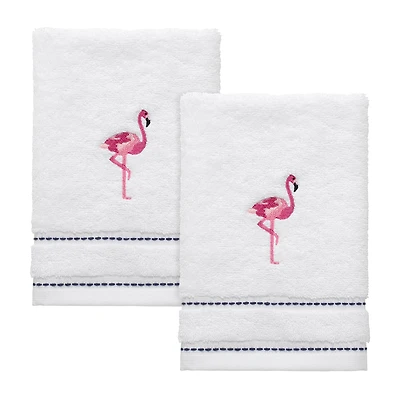 IZOD Flamingo 2-pc. Fingertip Towel