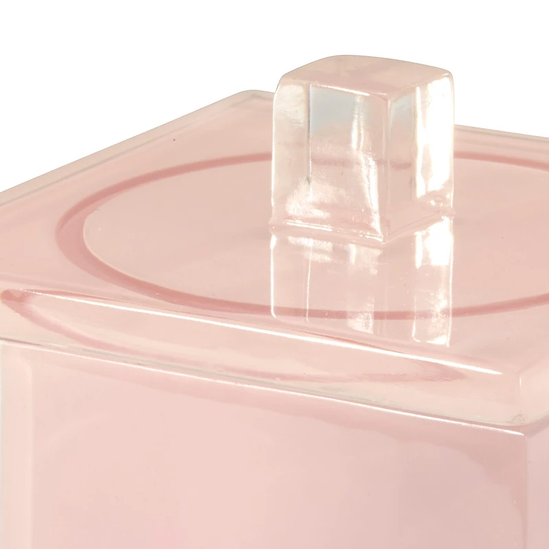 IZOD Marina Pink Bathroom Canister