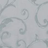 Elrene Home Fashions Mia Swirl Print Jacquard Rod Pocket Scallop Valance