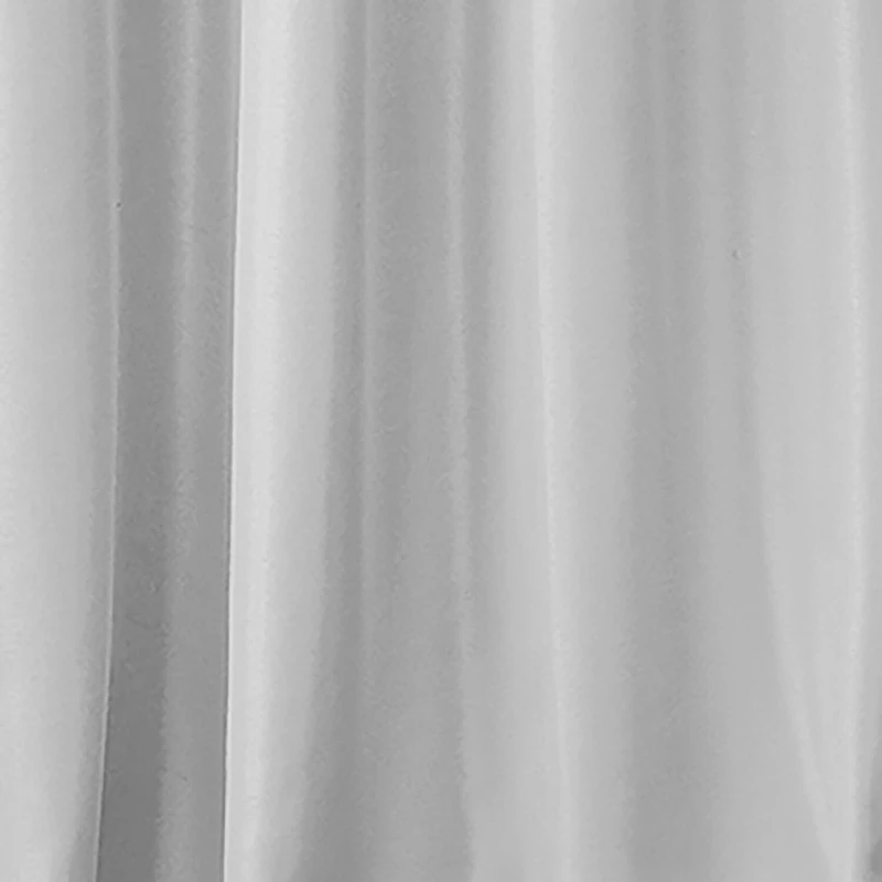 Threadmade Adaline Ruffled Faux-Silk Rod Pocket Scallop Valance