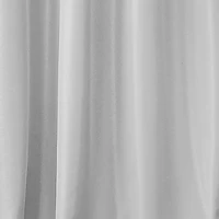 Threadmade Adaline Ruffled Faux-Silk Rod Pocket Scallop Valance