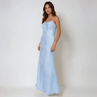 Rene by Rene Ruiz Collection Womens Sleeveless Embroidered Evening Gown