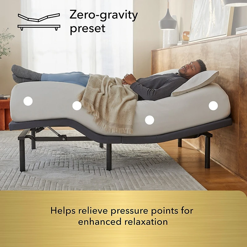 Baselogic Gold 14" Adjustable Bed Frame Base