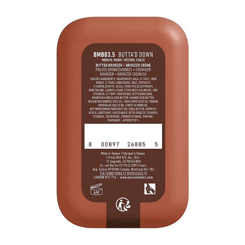 NYX Professional Makeup Buttermelt Bronzer