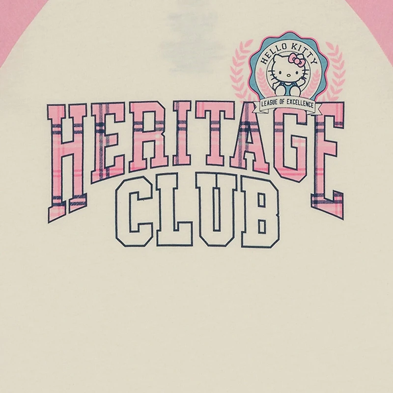 Little & Big Kid Girls Crew Neck Short Sleeve Regular Fit Hello Kitty Graphic T-Shirt