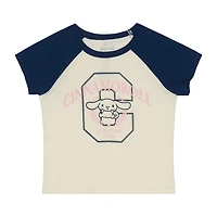 Little & Big Kid Girls Crew Neck Short Sleeve Regular Fit Cinnamoroll Graphic T-Shirt