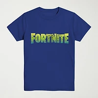 Big Kid Boys Crew Neck Short Sleeve Regular Fit Fortnite Graphic T-Shirt