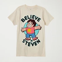 Adventure Time Little & Big Kid Boys Crew Neck Short Sleeve Regular Fit Graphic T-Shirt