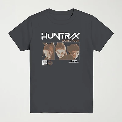 Little & Big Kid Boys Crew Neck Short Sleeve Regular Fit KPop Demon Hunters Graphic T-Shirt