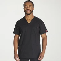 Dickies Mens V Neck Short Sleeve Scrub Top