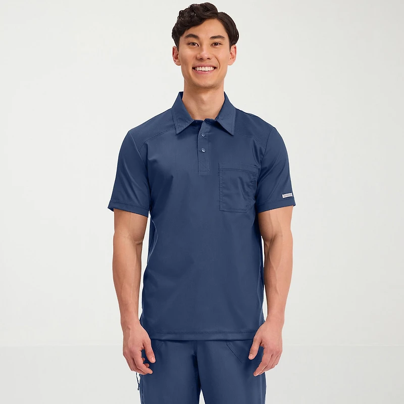 Cherokee Mens Short Sleeve Scrub Top