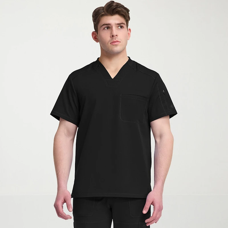 Dickies Mens V Neck Short Sleeve Scrub Top
