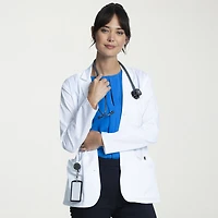 Cherokee Womens Long Sleeve Lab Coat