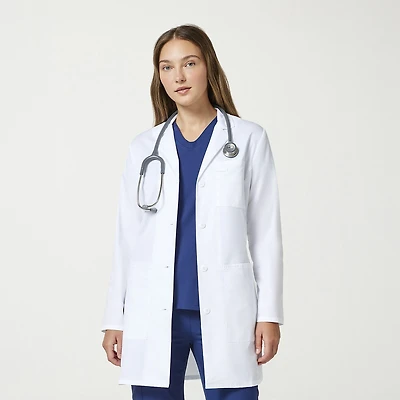 Cherokee Womens Long Sleeve Lab Coat