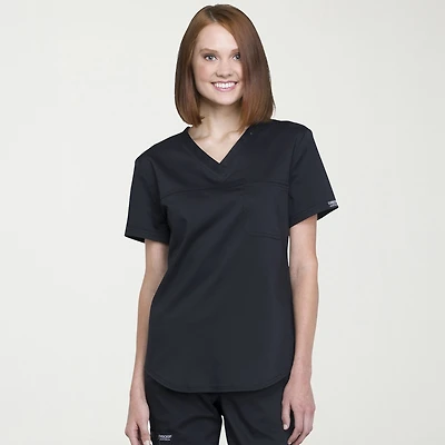 Cherokee Womens V Neck Short Sleeve Scrub Top