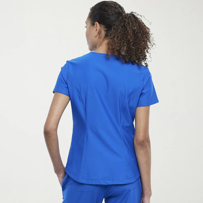 Cherokee Womens V Neck Short Sleeve Scrub Top
