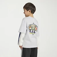 adidas x Disney Unisex Crew Neck Long Sleeve Regular Fit Toy Story Graphic T-Shirt