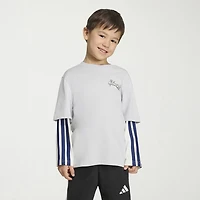 adidas x Disney Unisex Crew Neck Long Sleeve Regular Fit Toy Story Graphic T-Shirt