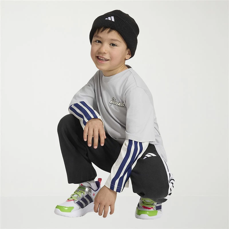 adidas x Disney Unisex Crew Neck Long Sleeve Regular Fit Toy Story Graphic T-Shirt