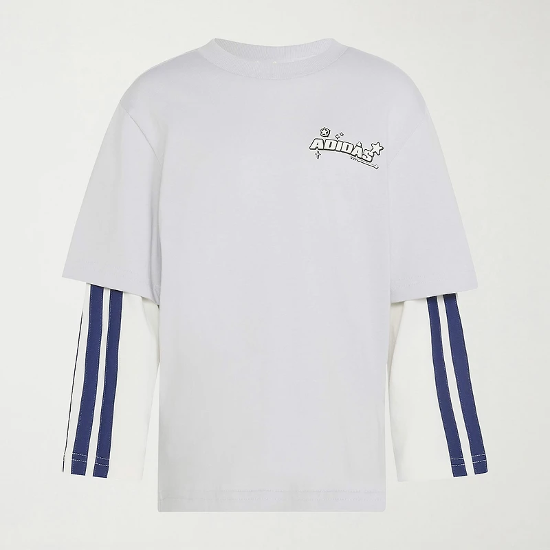 adidas x Disney Unisex Crew Neck Long Sleeve Regular Fit Toy Story Graphic T-Shirt