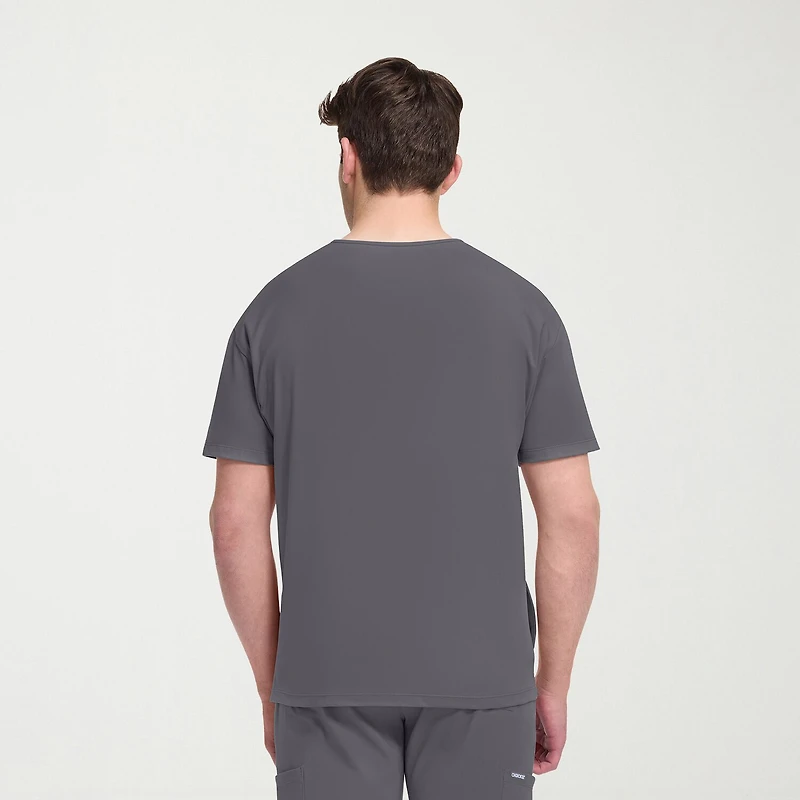 Cherokee Ck Achieve Mens Big and Tall V Neck Short Sleeve Scrub Top
