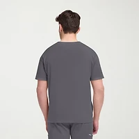 Cherokee Ck Achieve Mens Big and Tall V Neck Short Sleeve Scrub Top