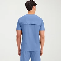 Cherokee Mens V Neck Short Sleeve Scrub Top