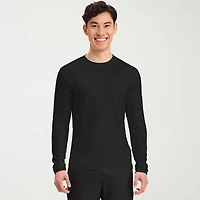 Cherokee Mens Round Neck Long Sleeve Scrub Top