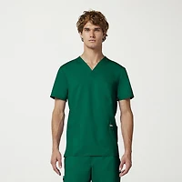 Cherokee Mens Big and Tall V Neck Short Sleeve Scrub Top