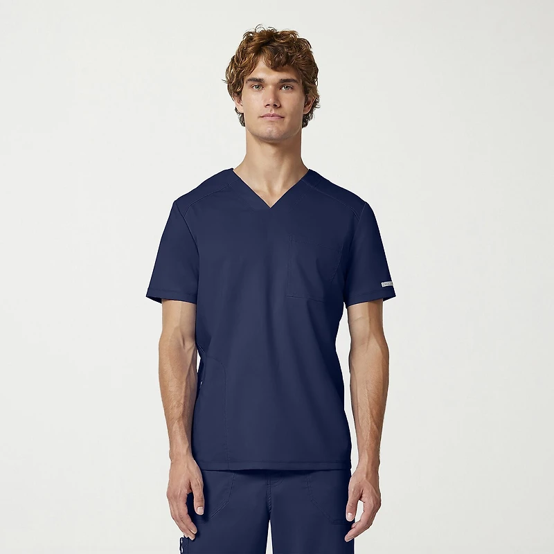 Cherokee Ck Ww Revolution Mens Big and Tall V Neck Short Sleeve Scrub Top