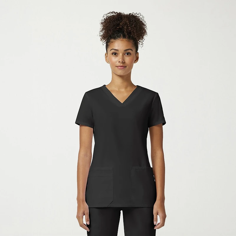 Cherokee Womens V Neck Short Sleeve Scrub Top