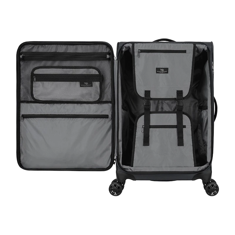 Wallybags Stratford Inch Softside Checked Spinner Luggage