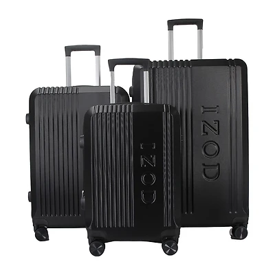 IZOD Zane 3-pc. Hardside Expandable Luggage Set