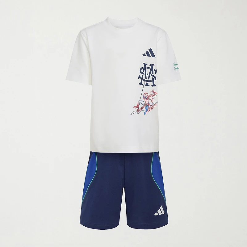 adidas x Disney Boys Spiderman 2-pc. Short Set