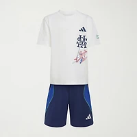adidas x Disney Boys Spiderman 2-pc. Short Set