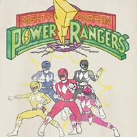 Power Rangers Mens Crew Neck Short Sleeve Regular Fit Graphic T-Shirt