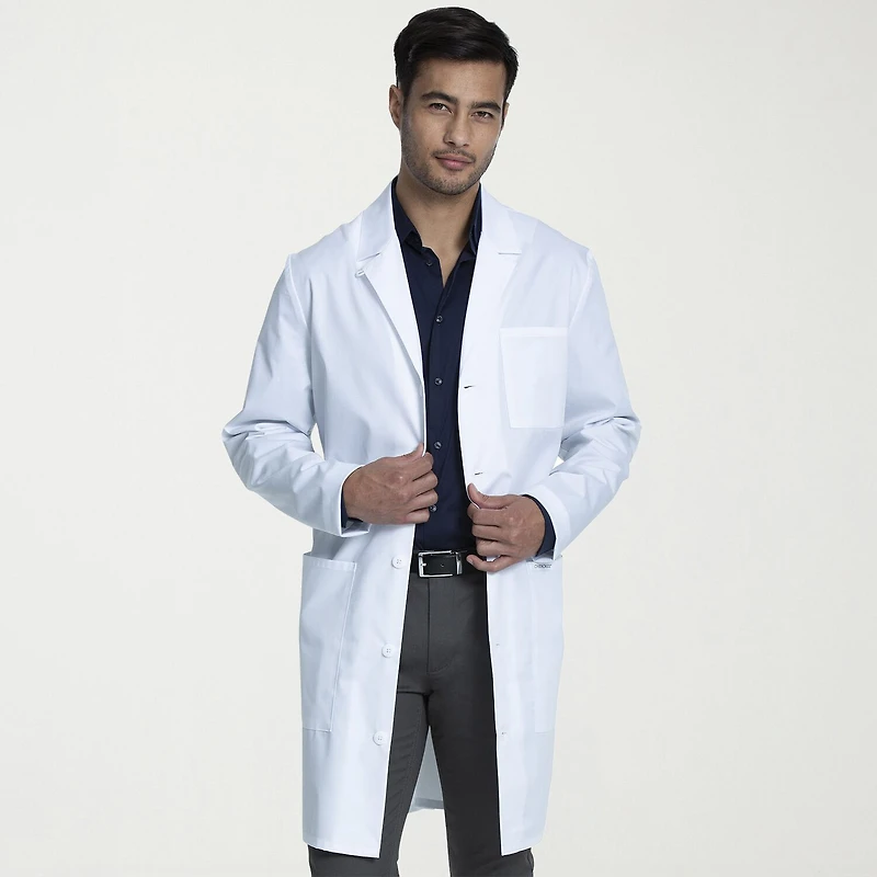 Cherokee Mens Long Sleeve Lab Coat