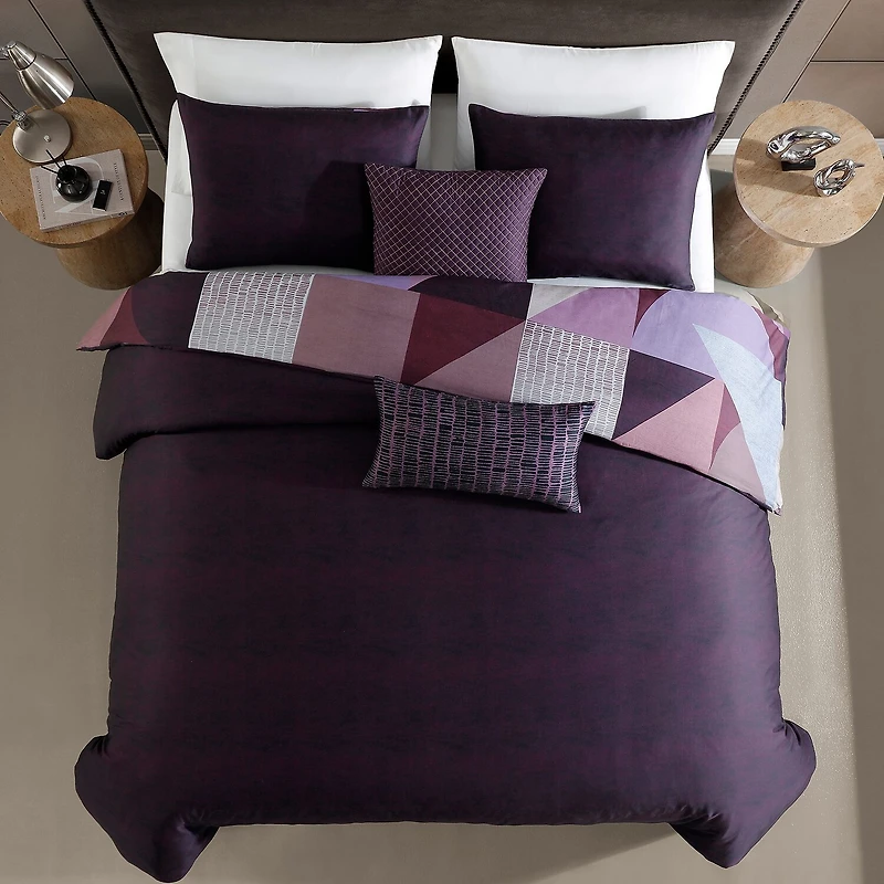 Bebejan Orchid Matrix 5-pc. Reversible Comforter Set