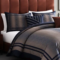 Bebejan Blue Animal Prints 5-pc. Reversible Comforter Set