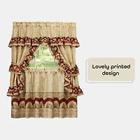Rod Pocket Kitchen Curtains & Drapes Window Set