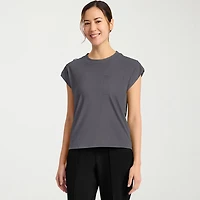 Cherokee Womens Crew Neck Short Sleeve Scrub Top