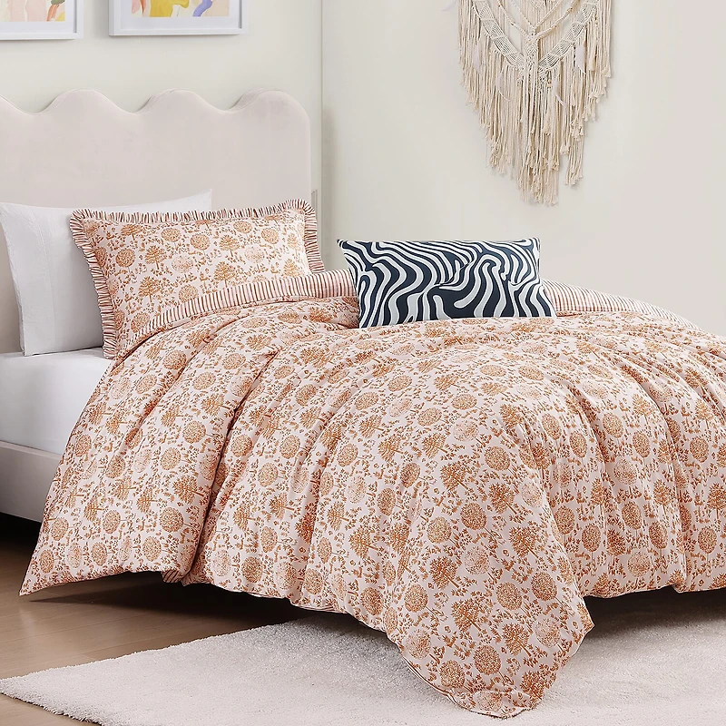 Bebejan Clay Tree Reversible Comforter Set