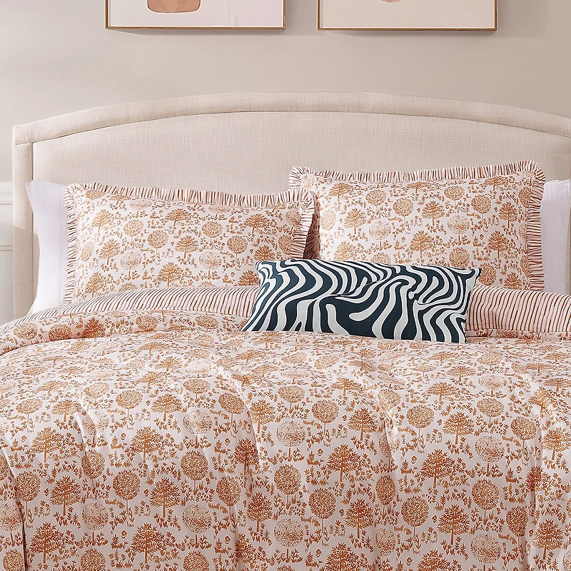 Bebejan Clay Tree Reversible Comforter Set