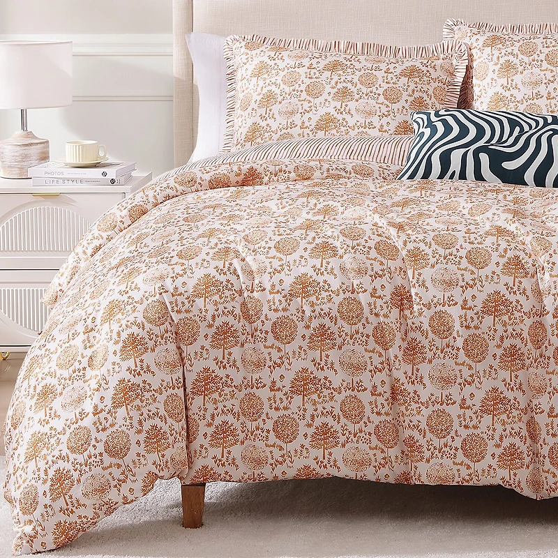 Bebejan Clay Tree Reversible Comforter Set