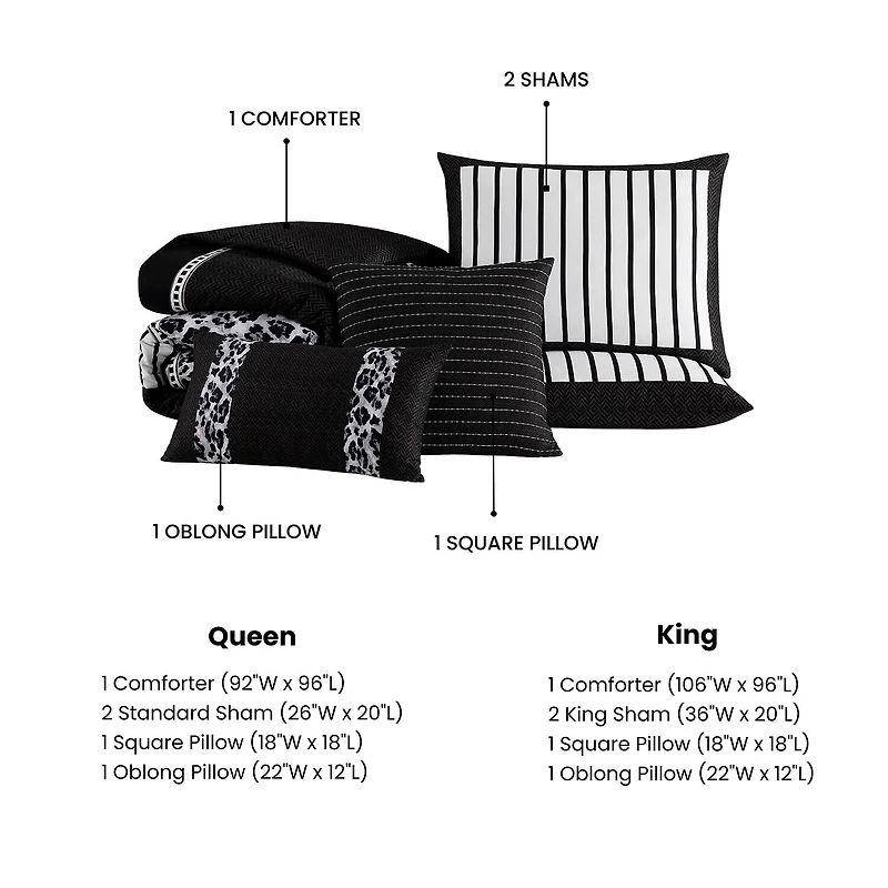 Bebejan Jaguar 5-pc. REVERSIBLE Comforter Set