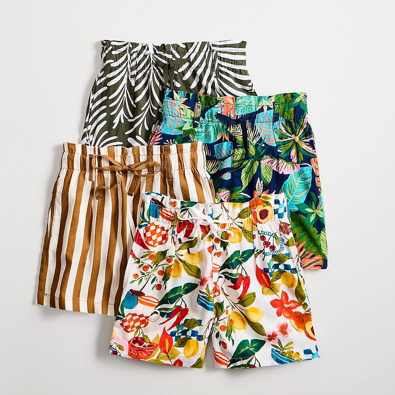 St. John's Bay Womens High Rise Pull-On Short