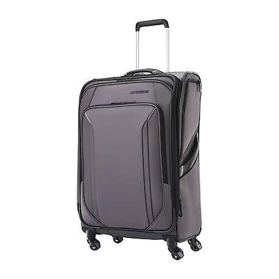 American Tourister Piroutte Deluxe Softside Expandable Checked Spinner Luggage